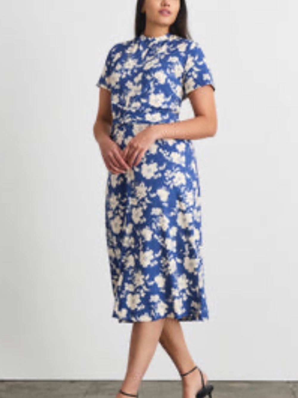Tanya Taylor Blue Mac Midi Dress - Elegant Everyday Style (New without Tag)